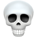skull-ios emoji